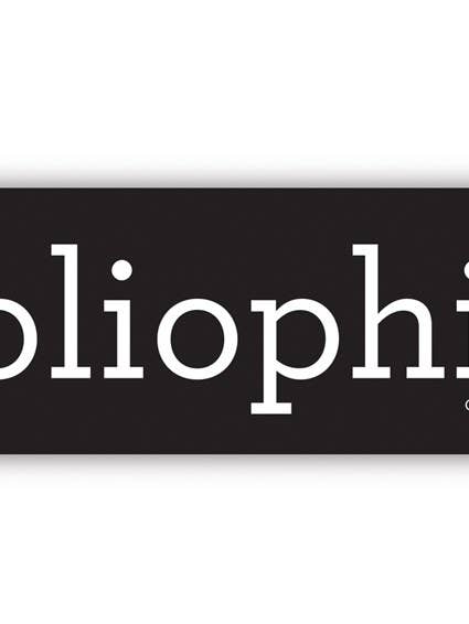Bibliophile Sticker for wholesale by Gibbs Smith