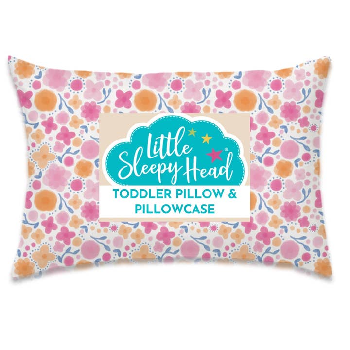 Toddler Pillow + Pillowcase Set - Whimsy Garden - 13"x18" for wholesale by Little Sleepy Head