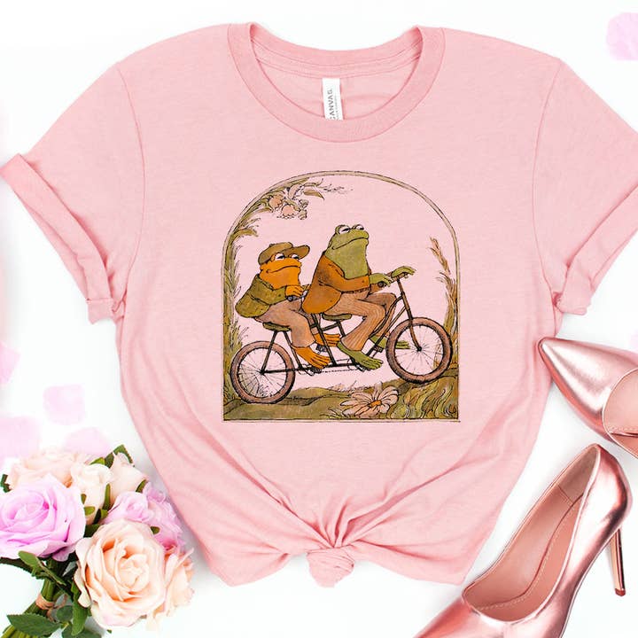 House Of Rodan - Wholesale T-Shirt (Graphic) - Women's - Frog & Toad - Cottagecore Meme Book T-Shirt