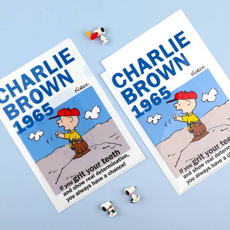 K-Wonderland - Wholesale Folders - Peanuts Folder /Snoopy/ Charlie Brown (2pcs/set)1