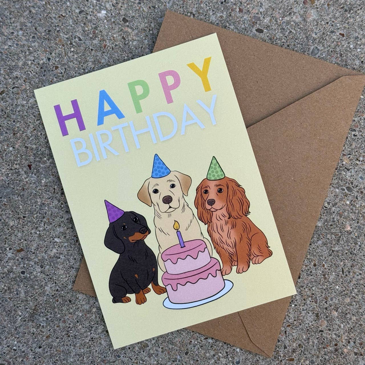 LOLLYPOPARTSTUDIO - Wholesale Birthday Card - Carte anniversaire « Happy Birthday »2