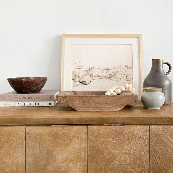 Hunter & Co - Venta al por mayor Bandejas decorativas - BANDEJA DE MADERA ZARIA