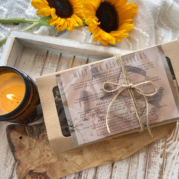 Soulistic Root - Essential Oils & Self Care Gifts - Wholesale Essential Oil - Self Care Gift Set – Travel Size Wellness Box13