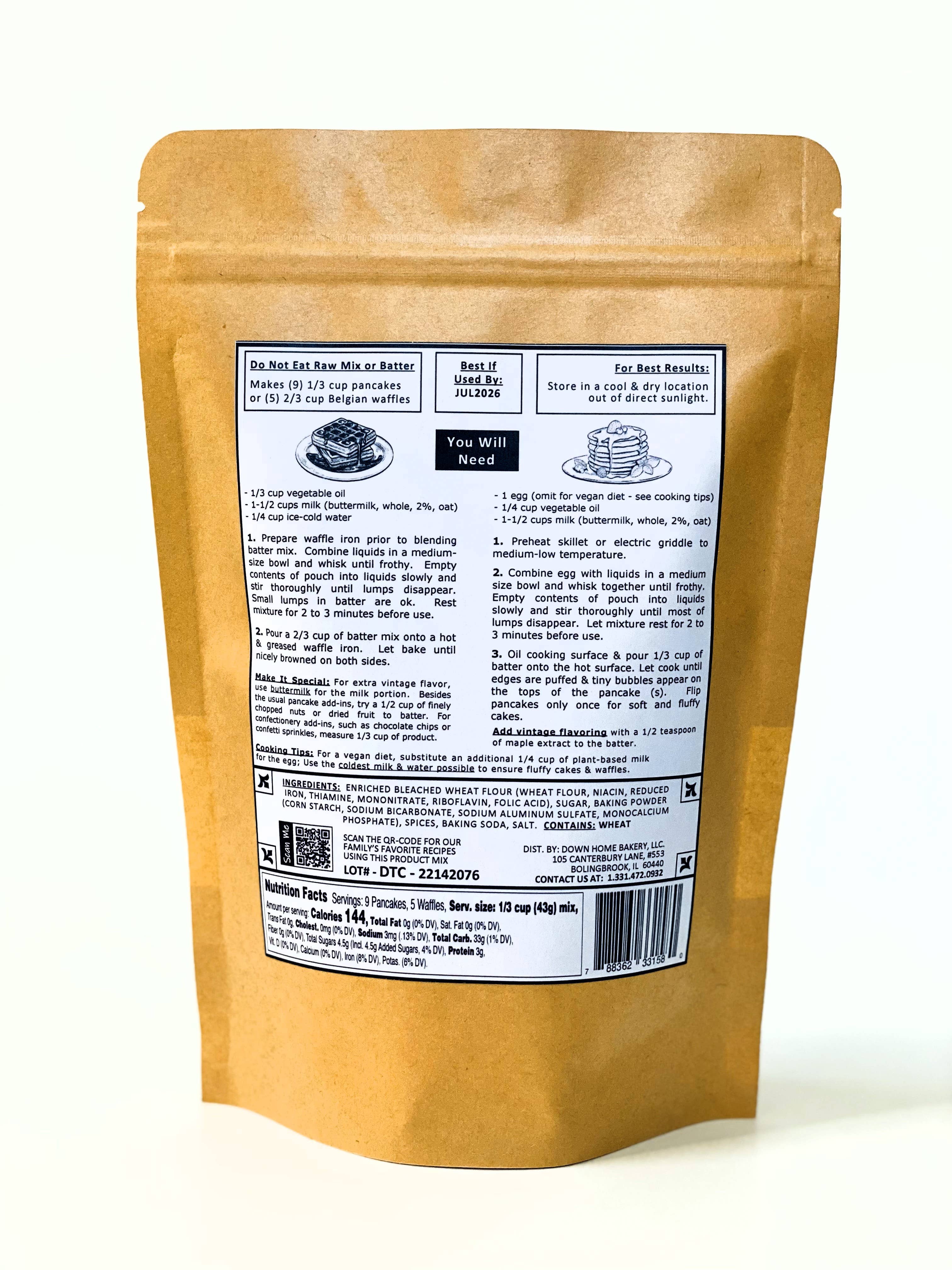 Foster's Heritage-Inspired Sweets & Mixes - Wholesale Pancake Mix - Pancake & Belgian Waffle Mix11