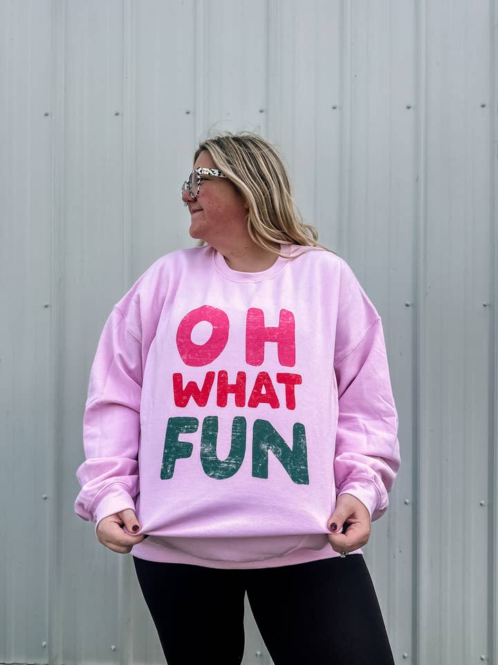 Oh, was für ein Spaß Feiertags-Grafik-T-Shirt für den Großhandel von Jolene's Boutique