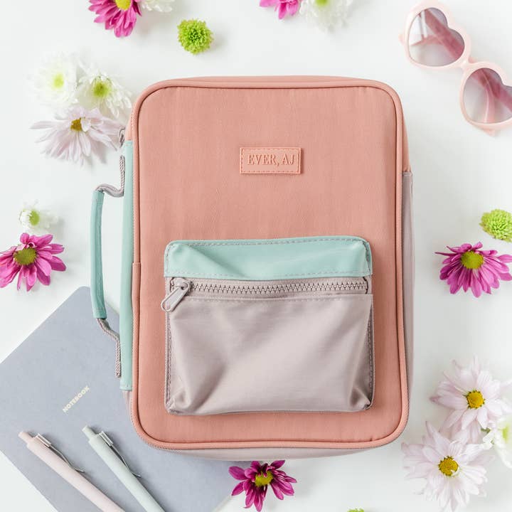 Ever, AJ - Wholesale Bible Cover - GIRL Kid Bible Case Color-block, A New Creation Bible Cover15