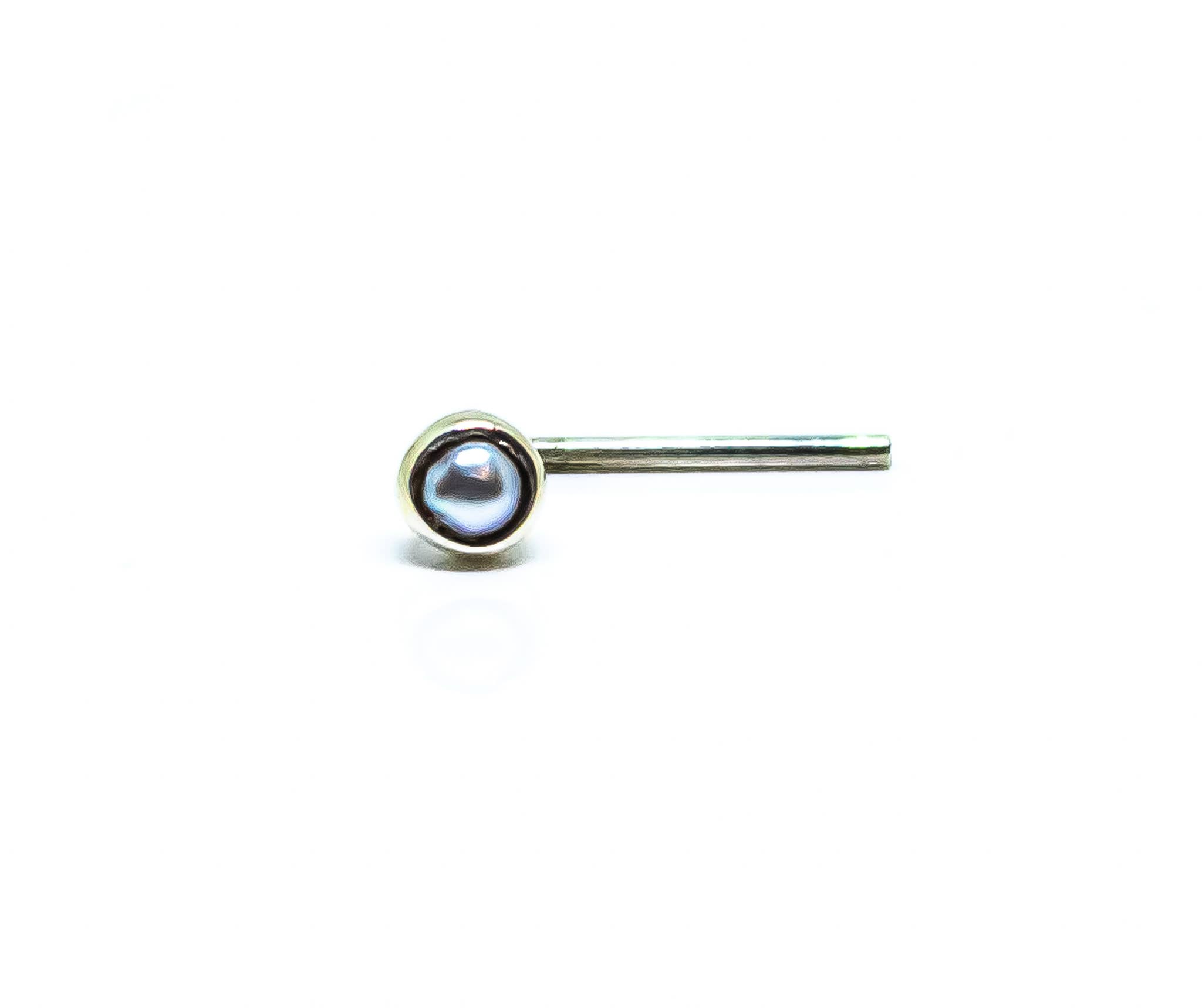 Quasar Gems USA – wholesale Nose ring – Gemstone Nose Pin Sterling Silver 3 Pcs Set 2