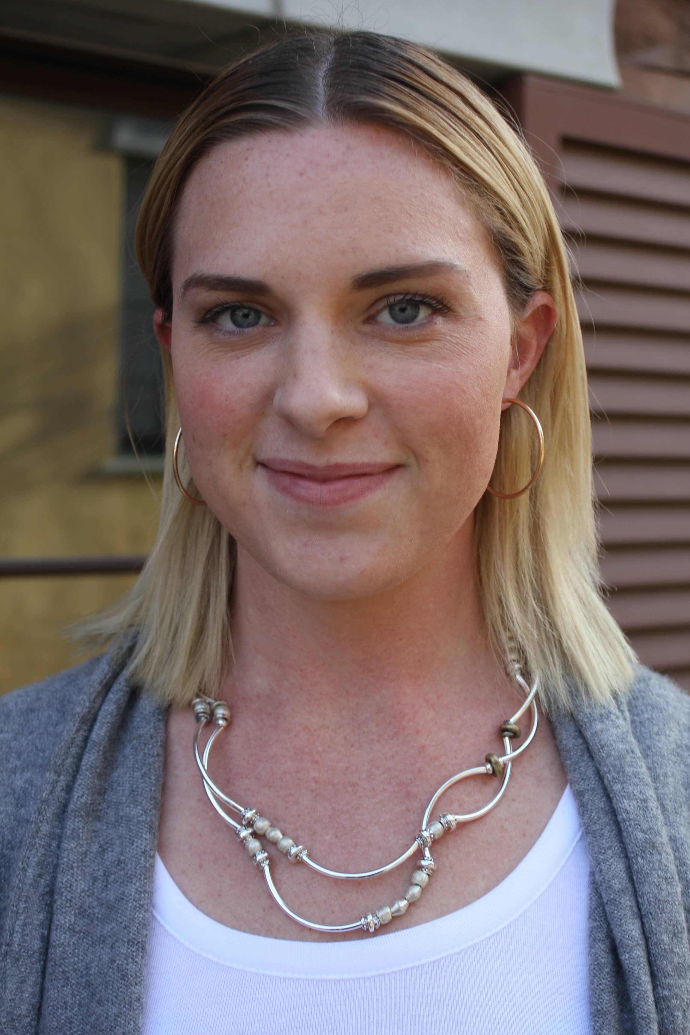 Lizzy James - Wholesale Beaded Bracelet - Bella in Metallic Gun Metal - Medium2