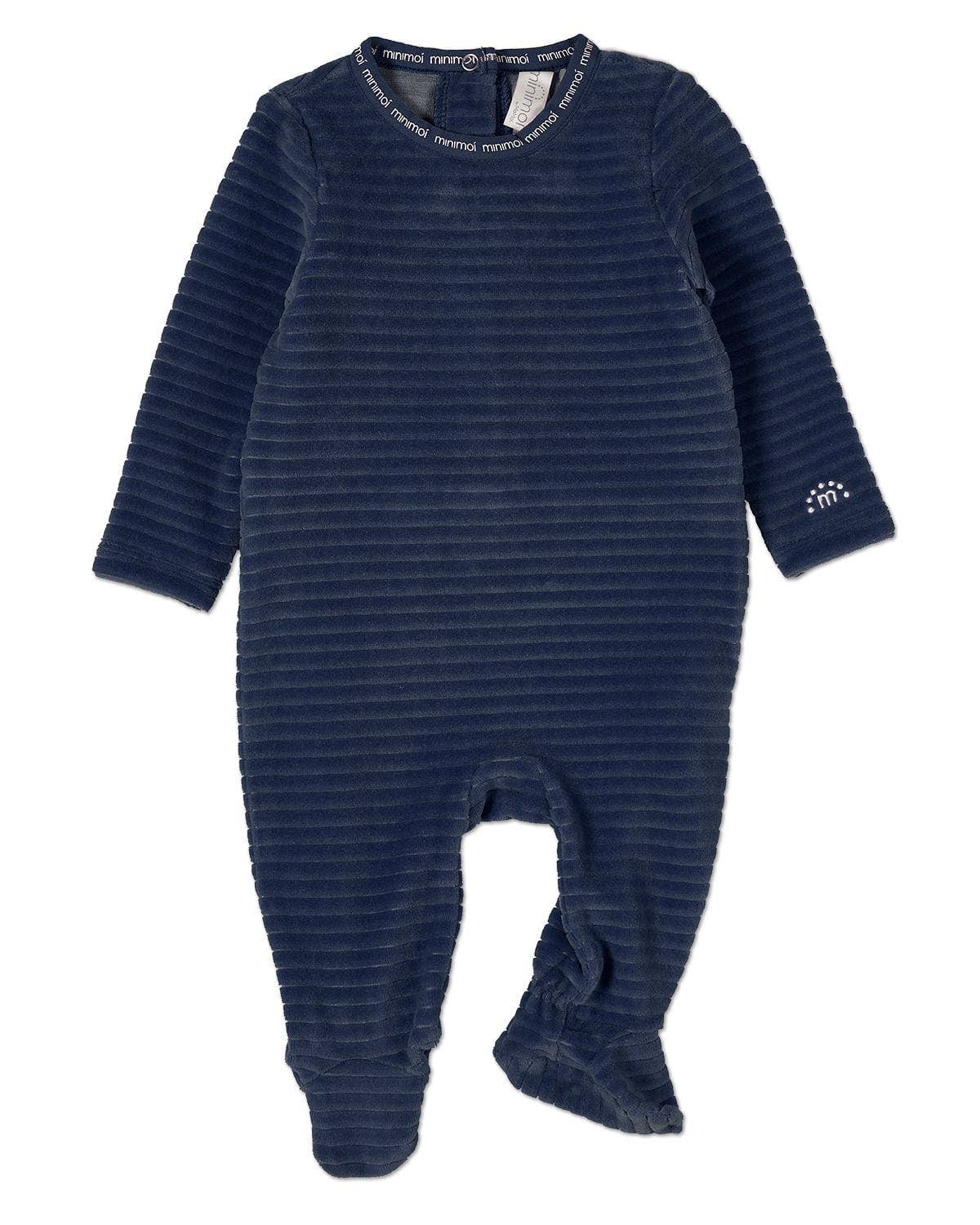 MiniMoi by MeMoi - Wholesale Bodysuit (Footed) - Baby - Drop Needle Footie With Minimoi Trim4