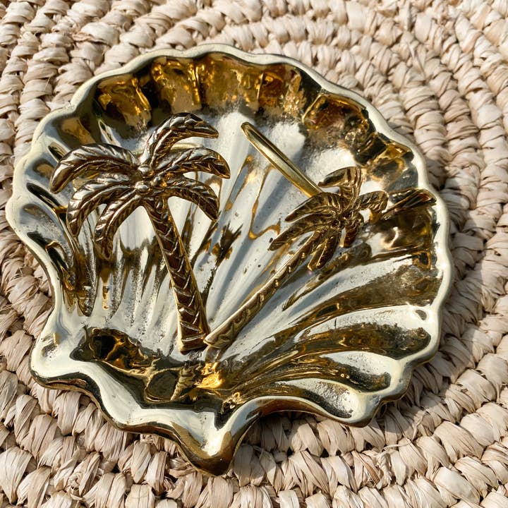 Kayu Living Bali – wholesale Napkin ring – Brass ring palm napkin holder