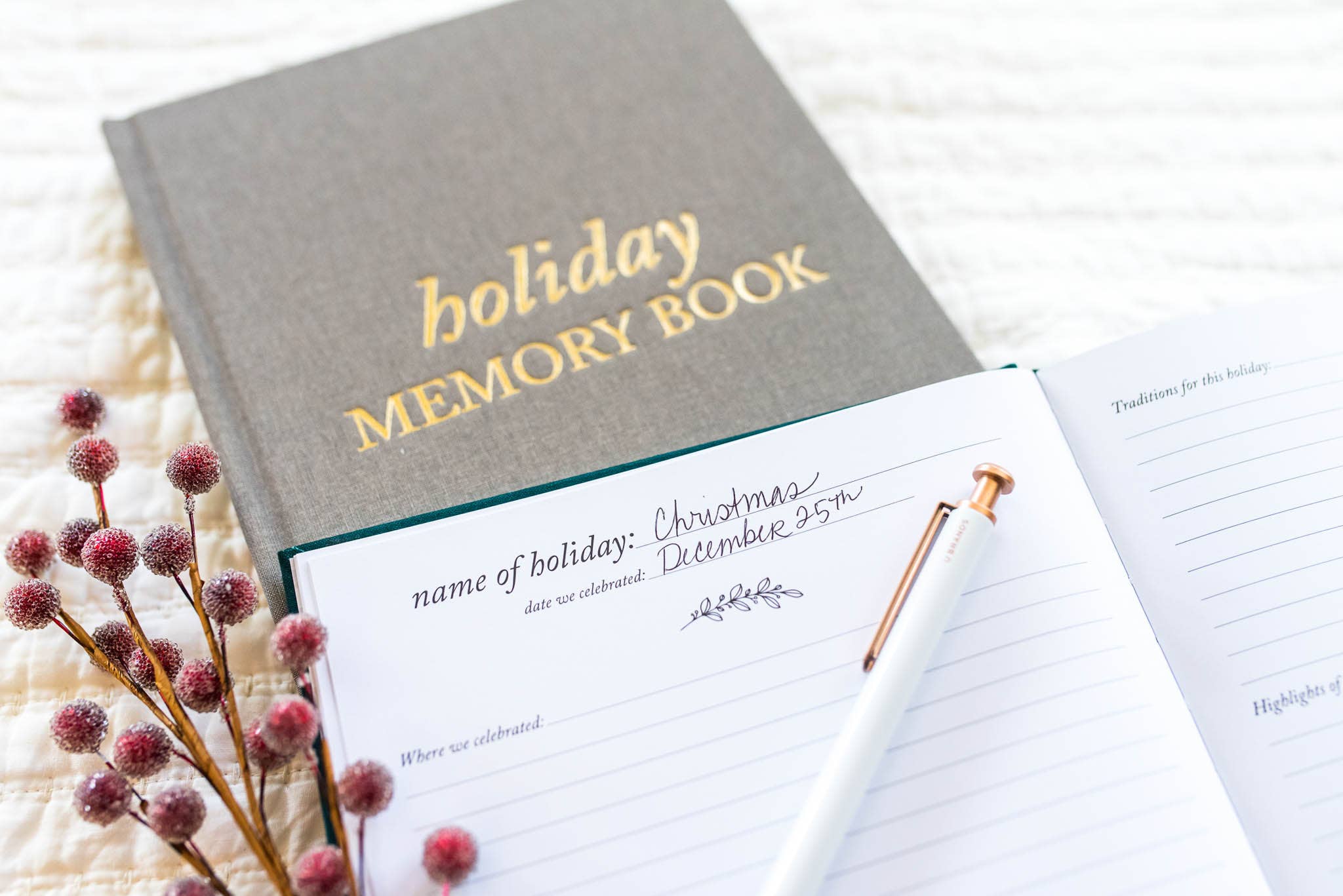 Duncan & Stone Paper Co. - Wholesale Memory Book - Kids & Baby - Holiday Memory Book & Family Keepsake | Christmas Gift2
