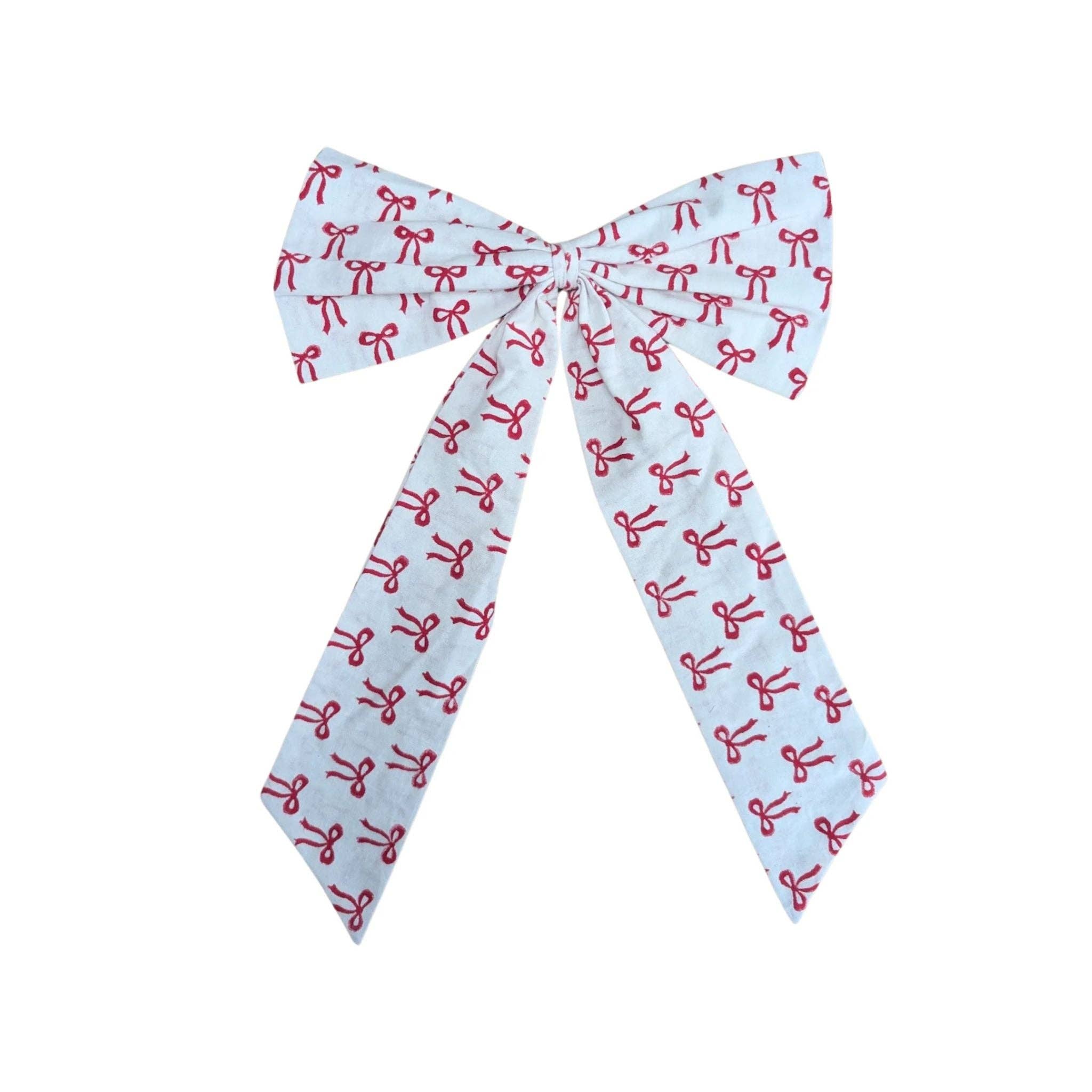 LNH EDIT - Wholesale Christmas Decoration - Red Bow Handmade Bow, 2 sizes1