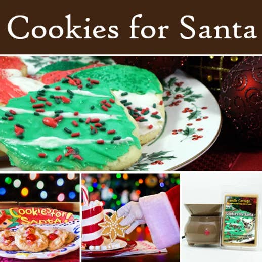 Biscuits pour cire fondue Santa Jumbo 5 oz pour la vente par The Candle Cottage & DUOS Dual Fragrance Candles