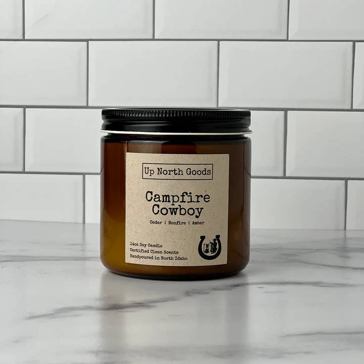 Up North Goods – Engroshandel Glaslys – Bål Cowboy Sojalys2