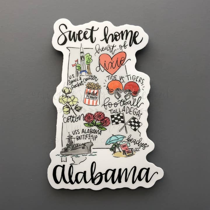 Adesivo Sweet Home Alabama por atacado de Doodles By Rebekah