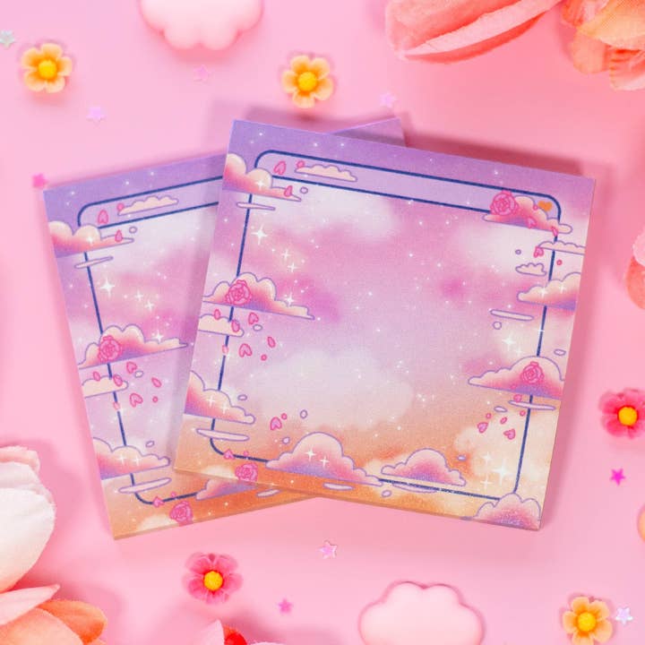 Rose Sky Sticky Notes for wholesale by Unicorn Eclipse