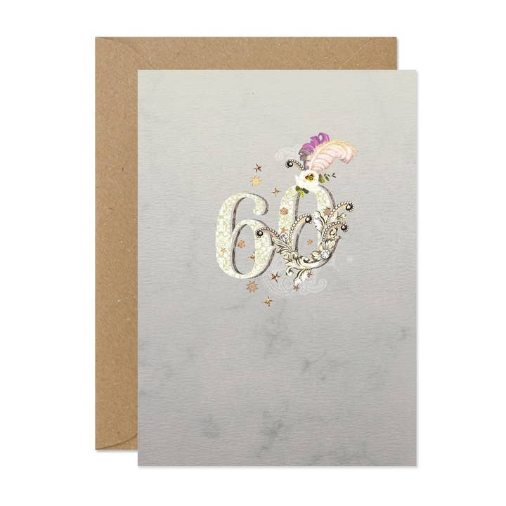 Stephanie Davies - Vendita all'ingrosso Biglietti di auguri - 60 Numero di età1