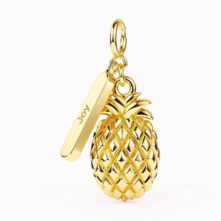 Fruits of Spirit Joy Pineapple Charm for wholesale by Vanimy Jewelry