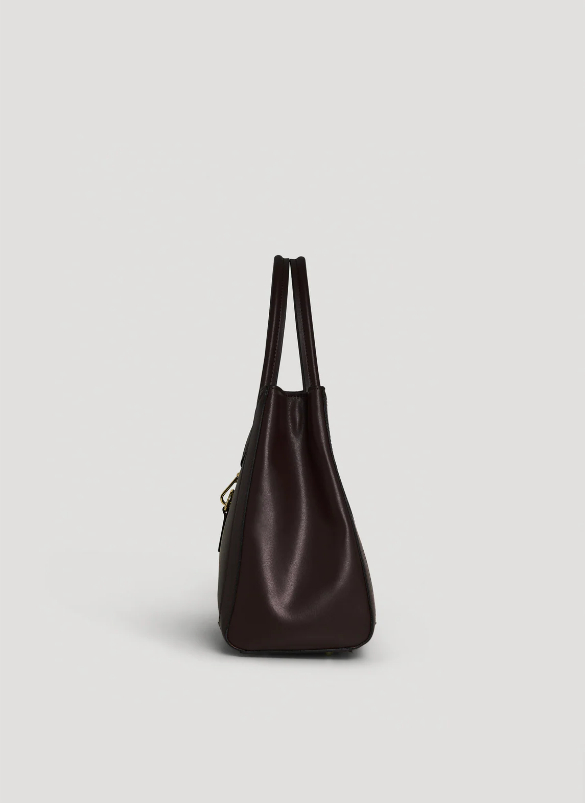 Voemièn - Wholesale Top Handle Bag - Women's - Chloe Bag in Dark Brown Brushed Leather4