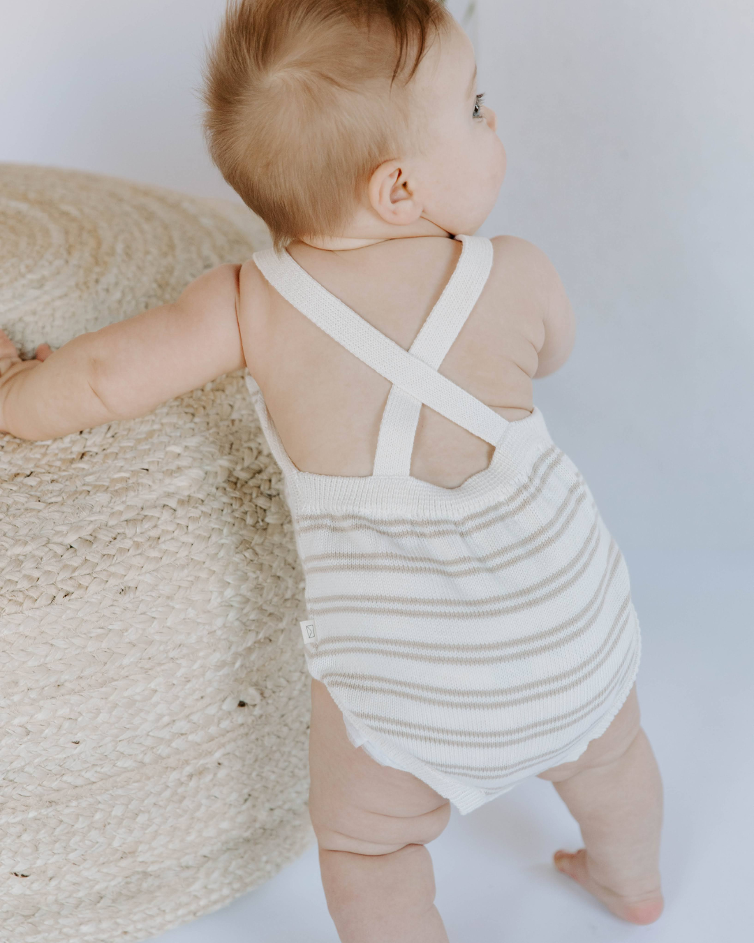 Dear Hayden – wholesale Overall - Baby – Bubbelromper i randig ekologisk bomullstrikå1