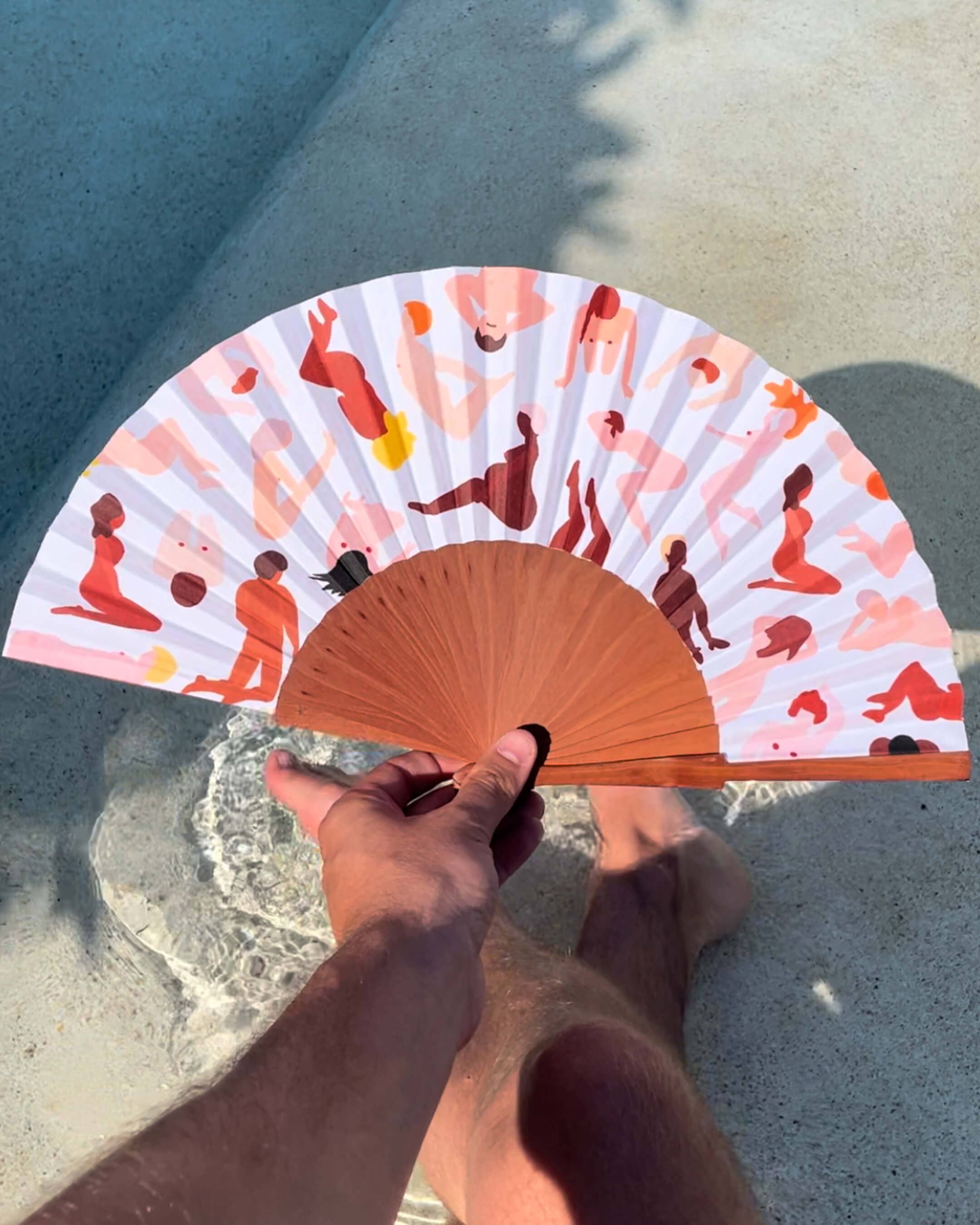 Thomas Gravereau - Wholesale Handheld Folding Fan - Fan "Girls, Boys & Them"3