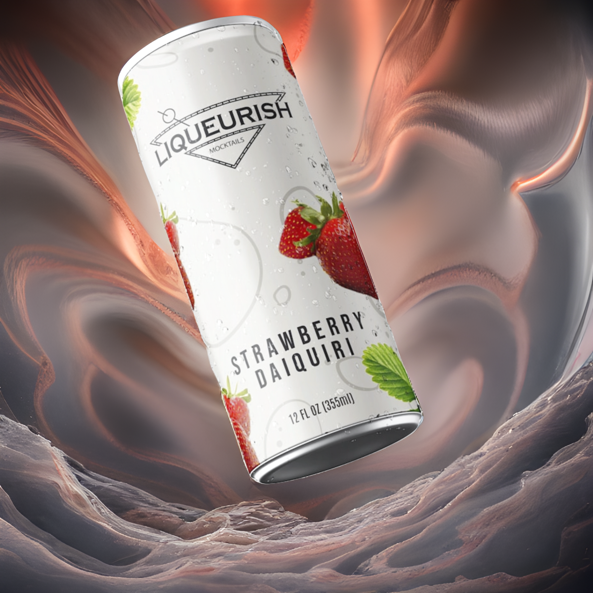 Liqueurish - Vente Apéritifs sans alcool/mocktails - Mocktails Premium Liqueurish - Daiquiri à la Fraise3