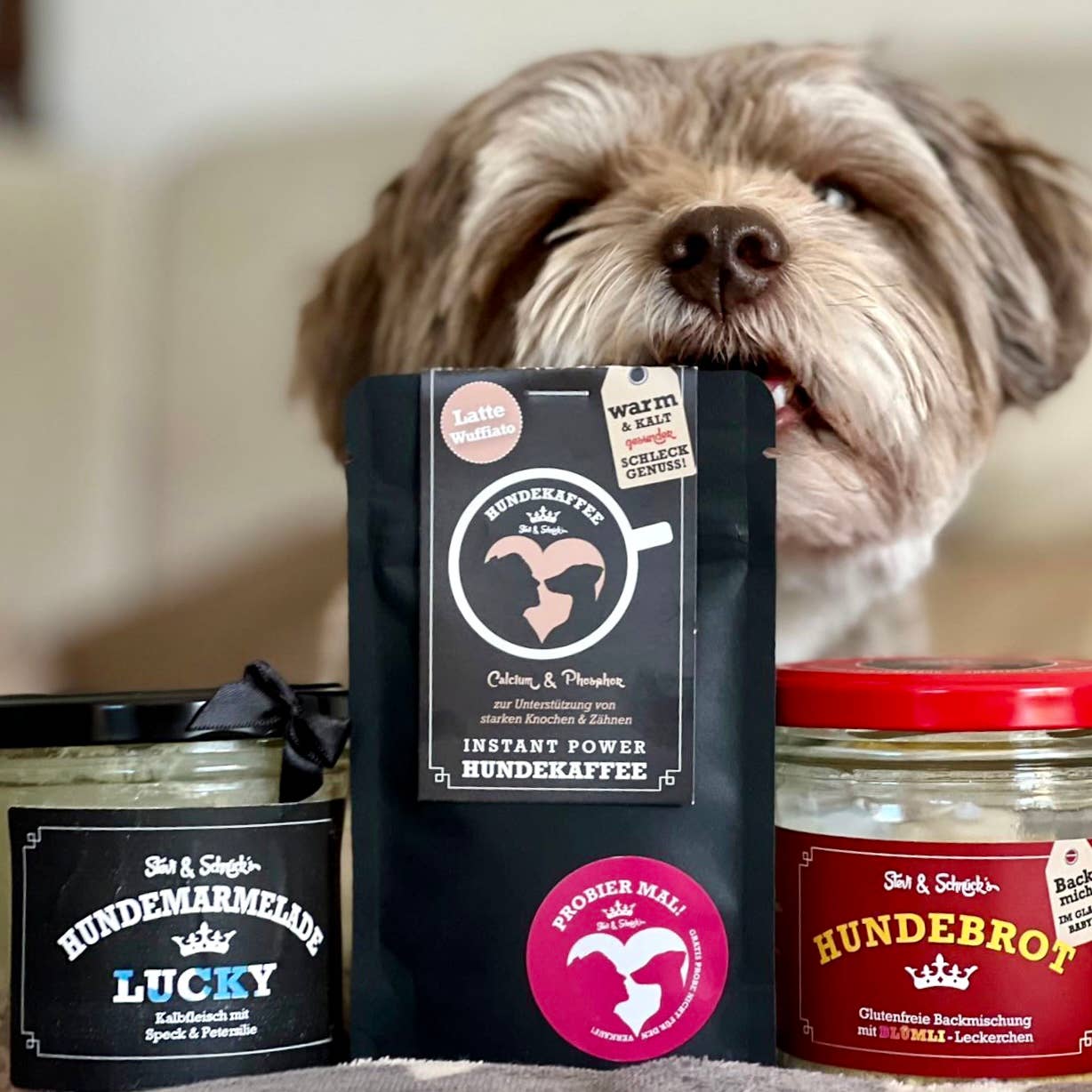 Meister Handelsmarken GmbH - Vente Friandises – chien - Confiture pour chien Weisswurst 275 g en bocal8