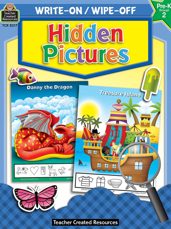 Write-On/Wipe-Off: Hidden Pictures for wholesale by Teacher Created Resources