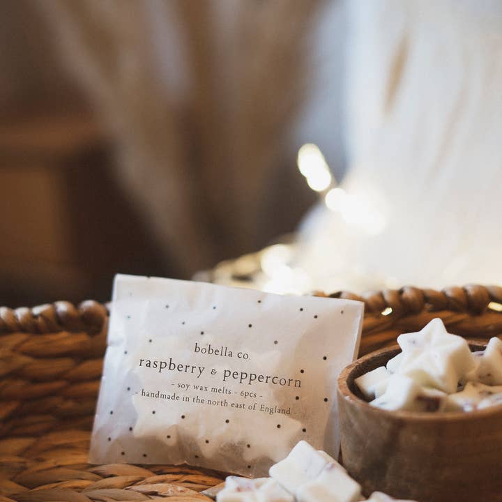 Bobella Co. - Wholesale Wax Melt - Raspberry & Peppercorn Soy Wax Melts1