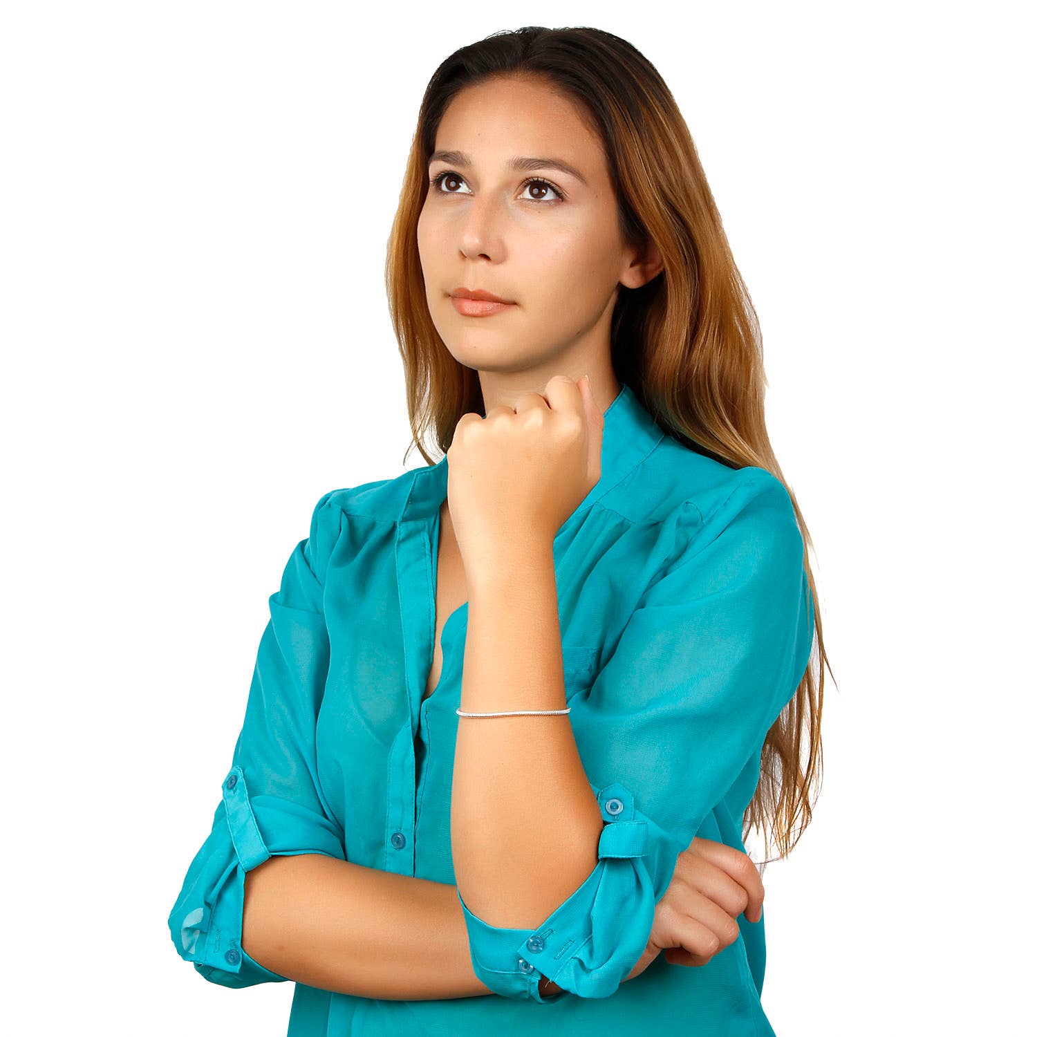 West Coast Jewelry - Wholesale Charm/Dangle Bracelet - Silver Plated Snake Charm Bracelet for Glass Beads2