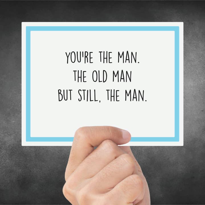 Snarky Card - Festa del papà - Tu sei l'uomo per la vendita all'ingrosso da parte di Snarky Megs