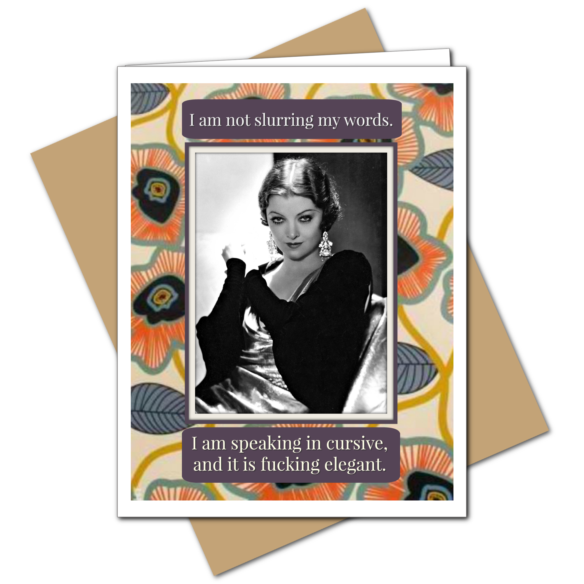 Ümlaut Brooklyn - Wholesale Everyday Greeting Card - Cursive - Female Card1