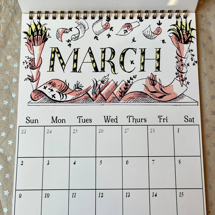Parcel – wholesale Calendar – Parcel 2025 Sweet & Swirly Calendar