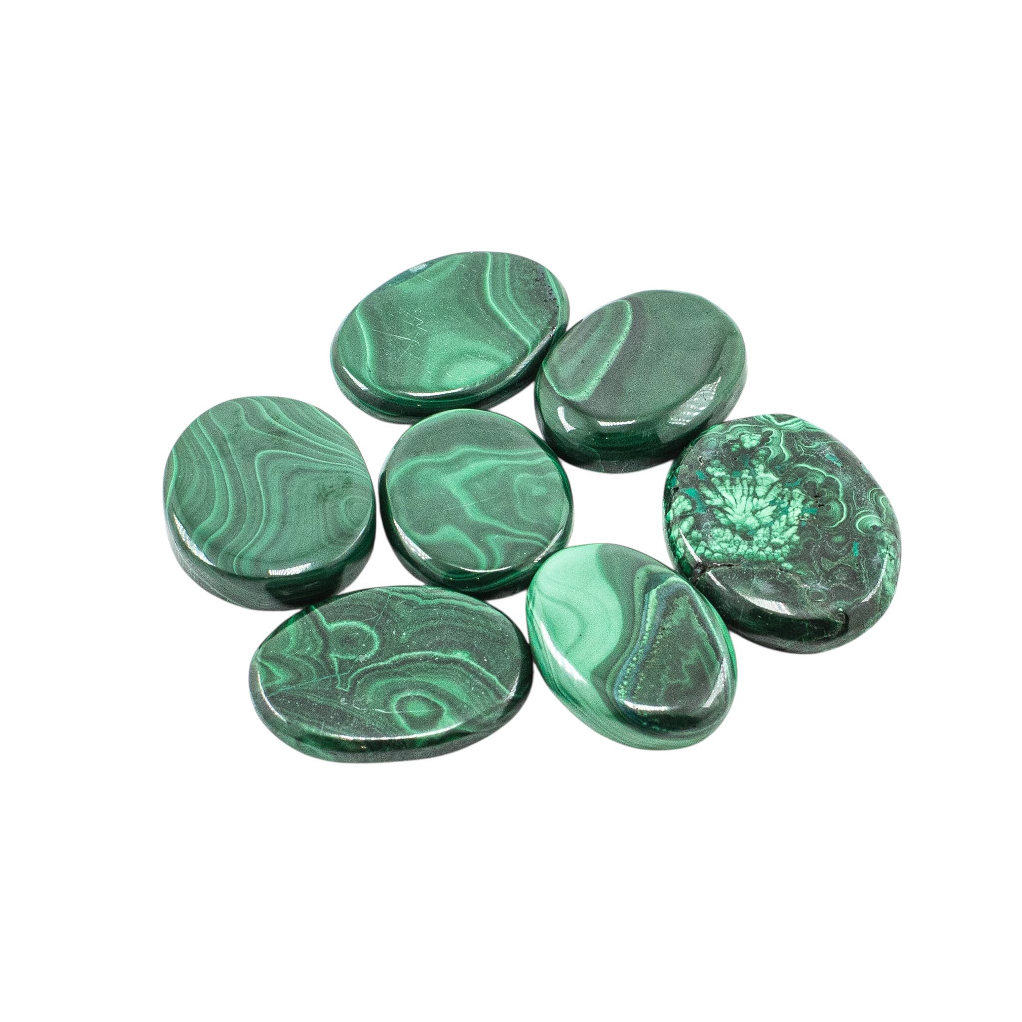 Quasar Gems USA - Wholesale Spiritual Stone/Crystal - Malachite Smooth Stones Small0