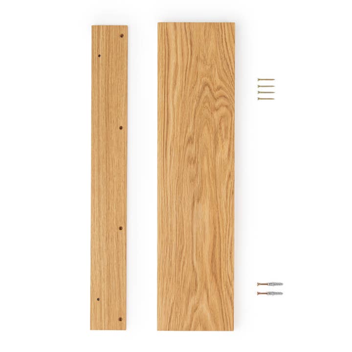 ValiaiDesign - Vendita all'ingrosso Mensole da parete - Mensola a muro galleggiante in legno di quercia5