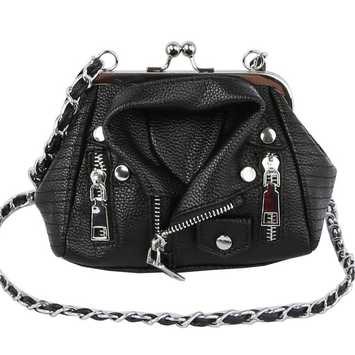 Handbag Factory Corp - Wholesale Crossbody Bag - Women's - Women Motorcycle Biker Jacket Bag Clutch8