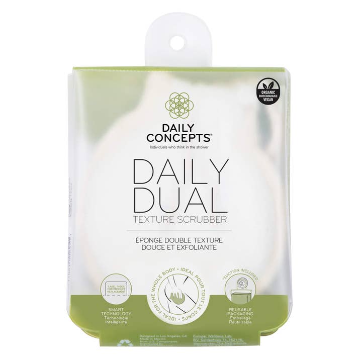 Daily Concepts - Wholesale Bath Pouf/Sponge - Daily Dual Texture Scrubber1