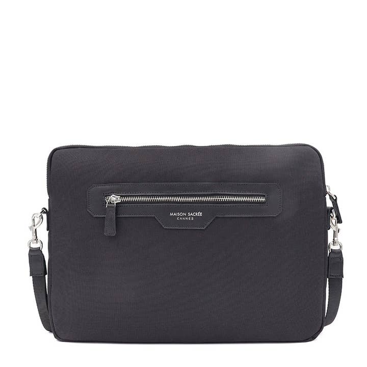 Èze Black 15"-16" Laptop Sleeve for wholesale by Maison Sacrée