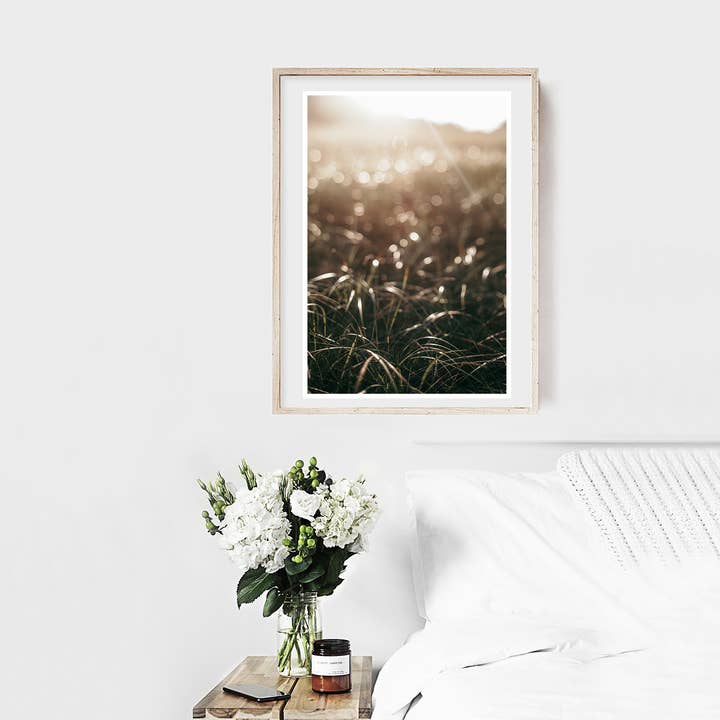 September Beachgrass Fine Art Photograph for wholesale by Alicia Bock Print Shop