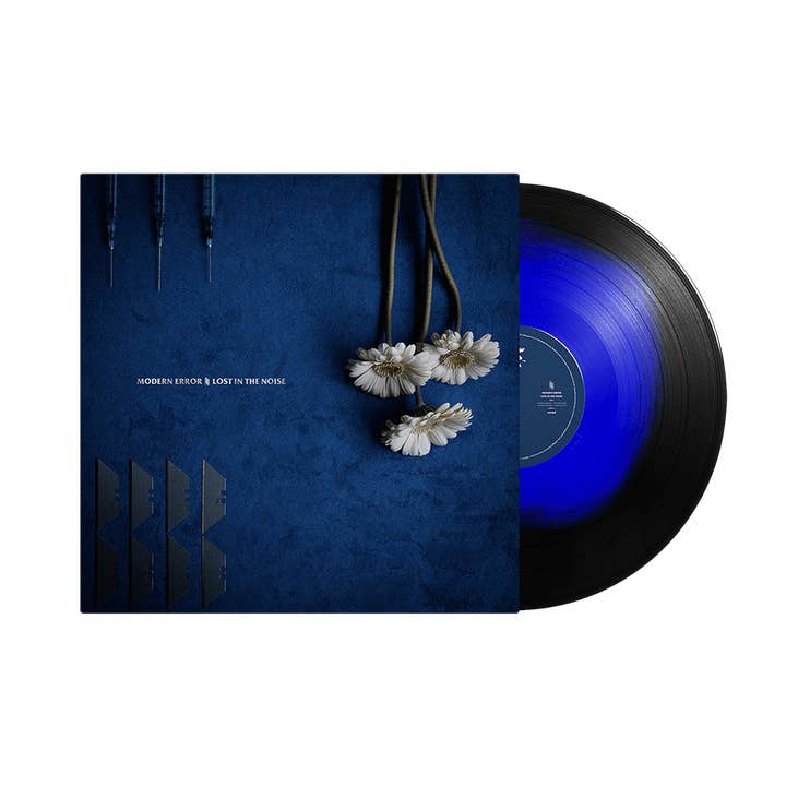 Fortabt i støjen Blå i sort LP for engroshandel hos Rude Records