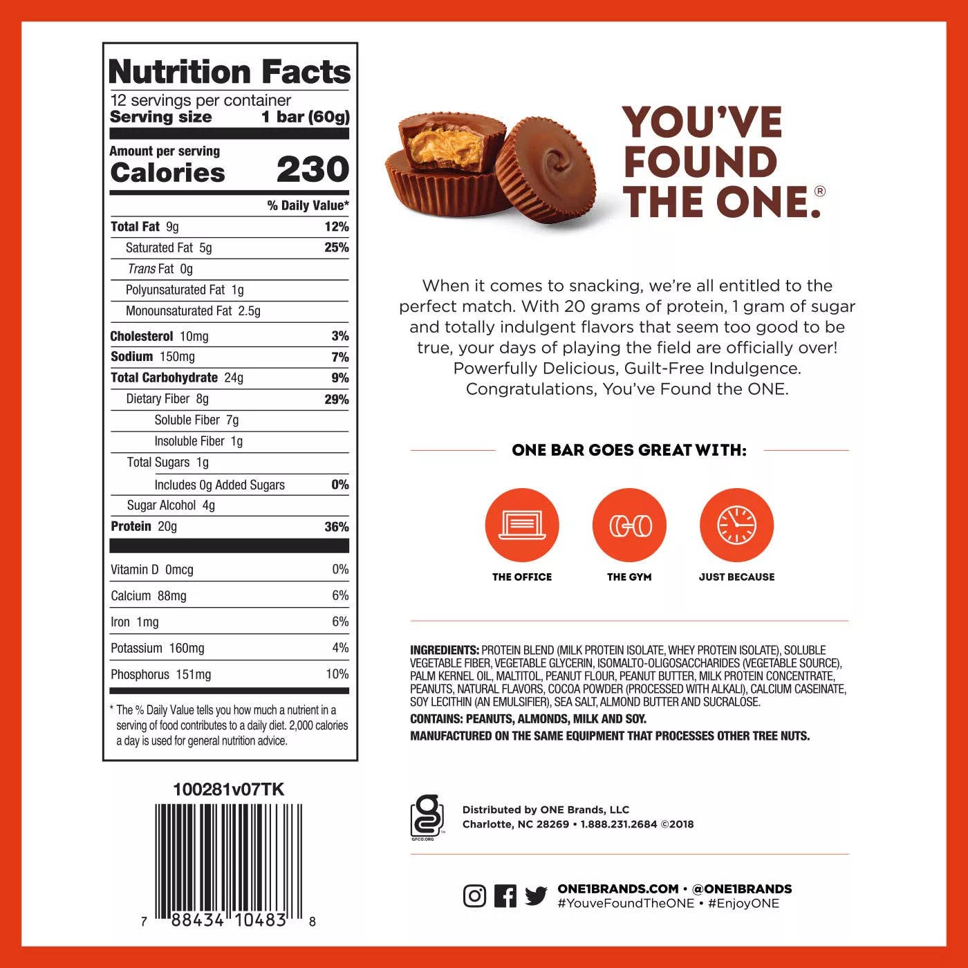 Campus Protein - Wholesale Snack Bar - ONE Bar20