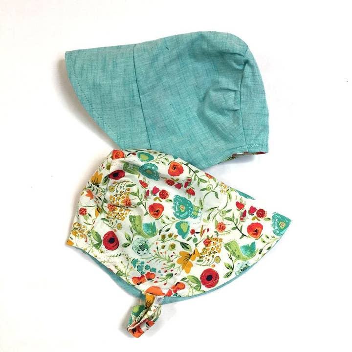 Bonnet in Scarlett for wholesale by Urban Baby Bonnets