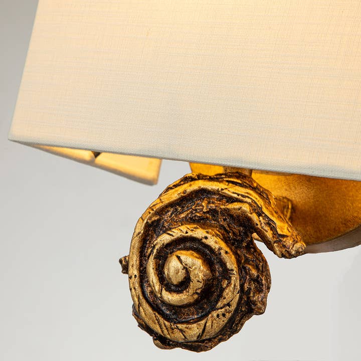 Lucas McKearn - Wholesale Sconce - Swirl Small Sconce in Gold