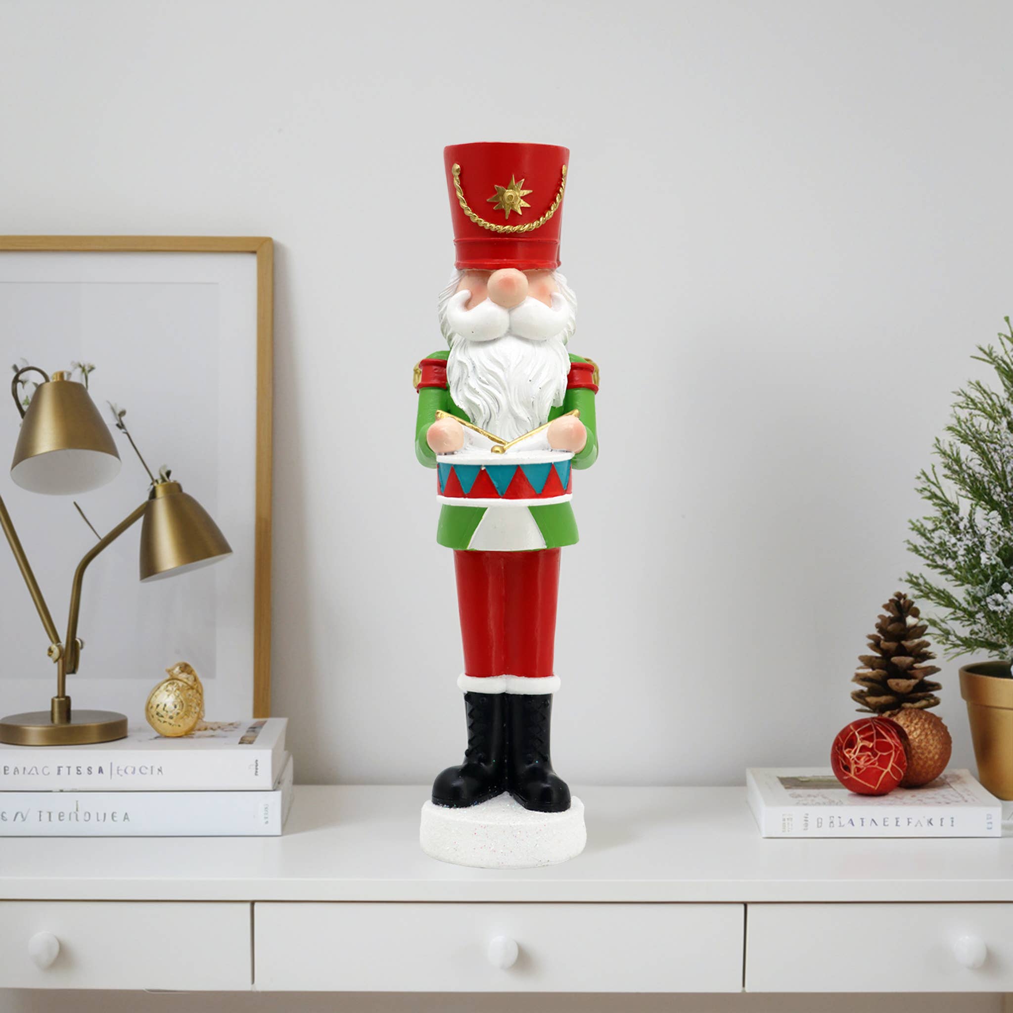 Paris Loft Inc - Vendita all'ingrosso Decorazioni da tavolo - Decorazione natalizia da tavolo a forma di schiaccianoci in poliresina1