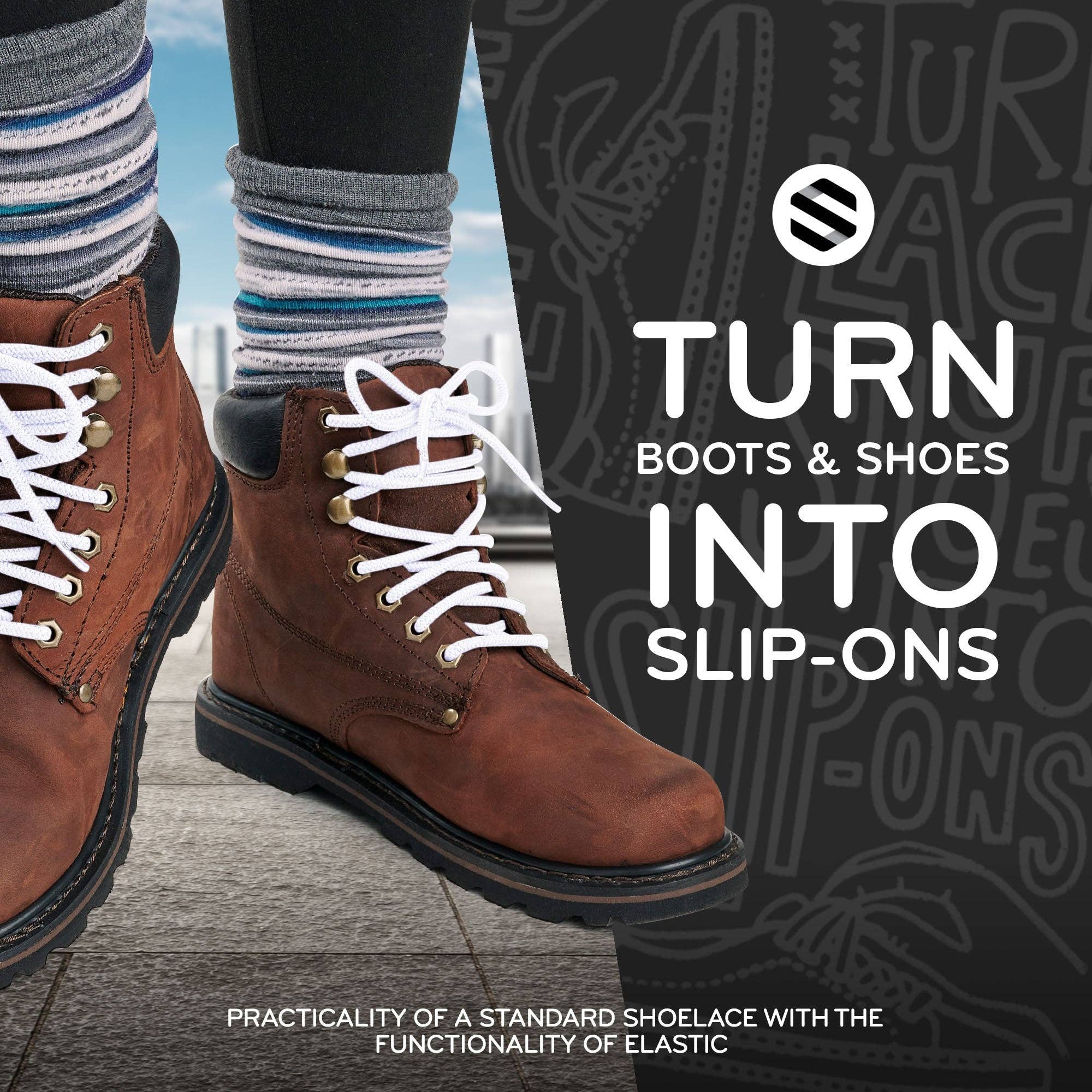 The Original Stretchlace - Wholesale Schoenveters - Uniseks - Ronde Elastische Rekbare Schoenveters41