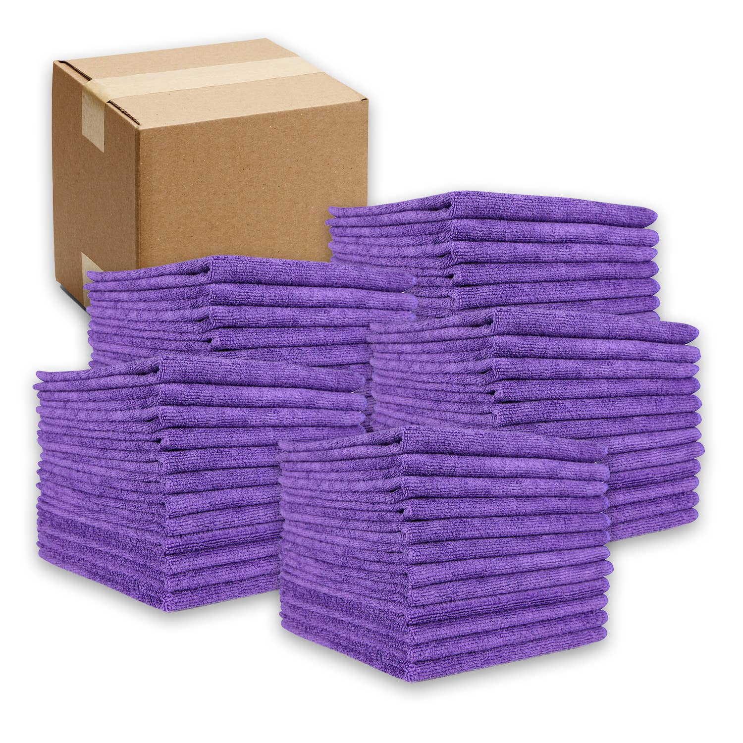 Arkwright Home - Wholesale Cleaning Cloth - Cleaning Cloths 16 x 16 - CASE of 180 - Microfiber - Colors9