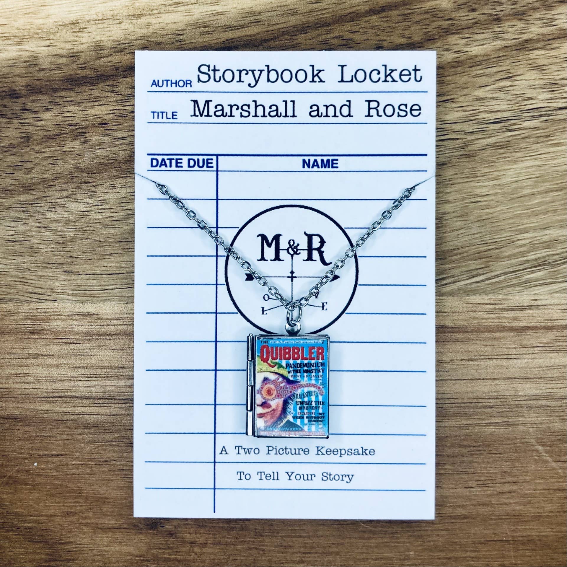 Marshall and Rose - Wholesale Pendant/charm necklace - Book Locket Harry Potter - The Quibbler