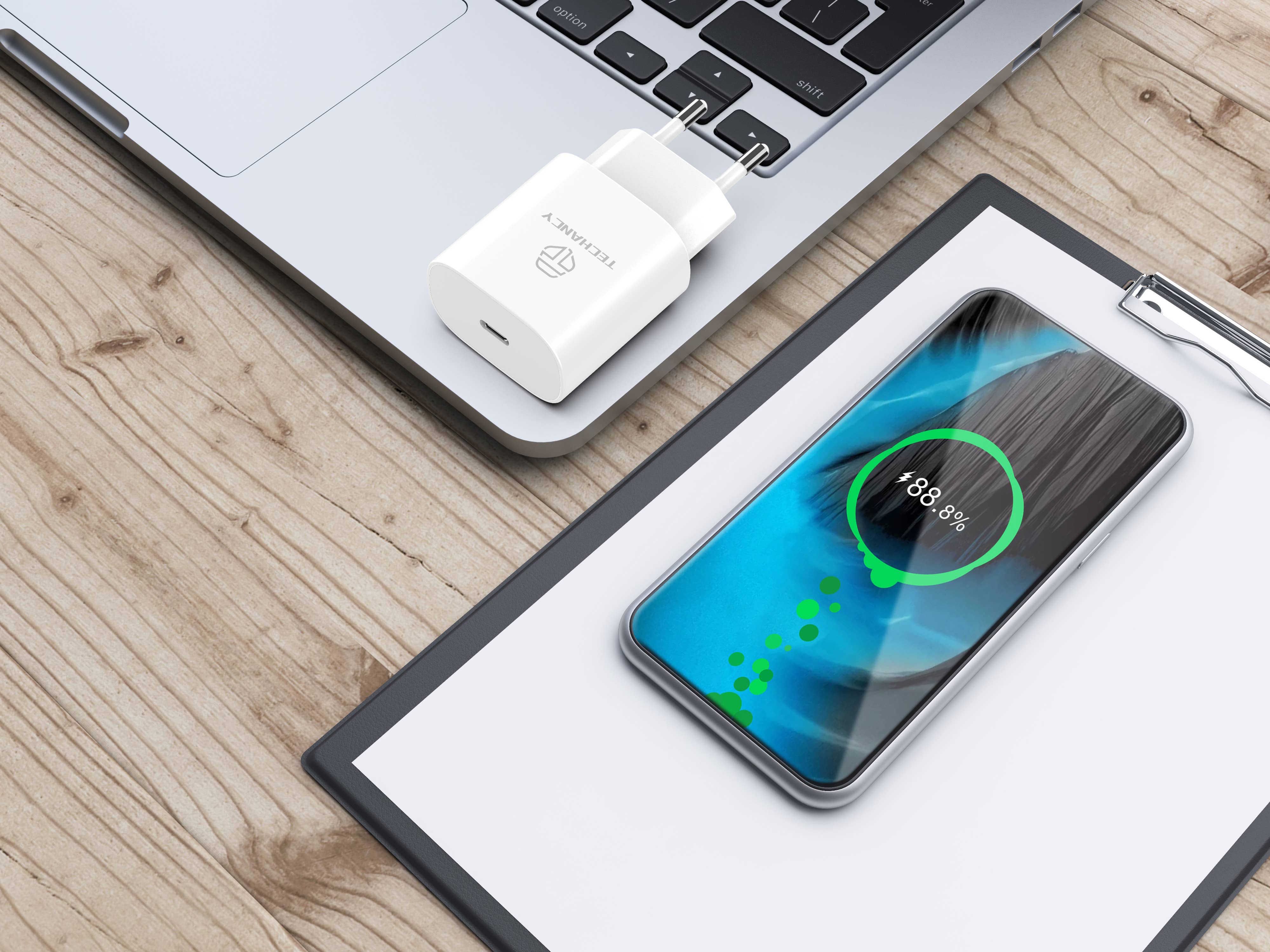 TECHANCY - Wholesale Portable Charger - TECHANCY USB C 25W PD Fast Charger Block for iPhone 14 132