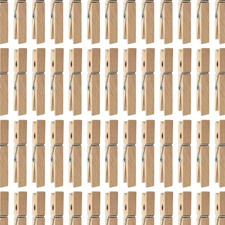 Wood Spring Clothespins - 300 count for wholesale by LOLA