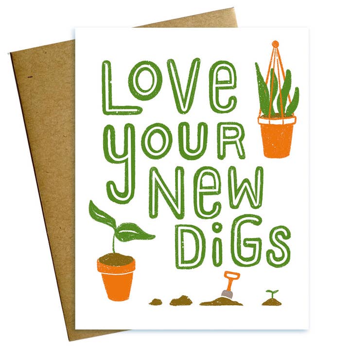 Love Your New Digs Card for wholesale by Maggie Moore Studio